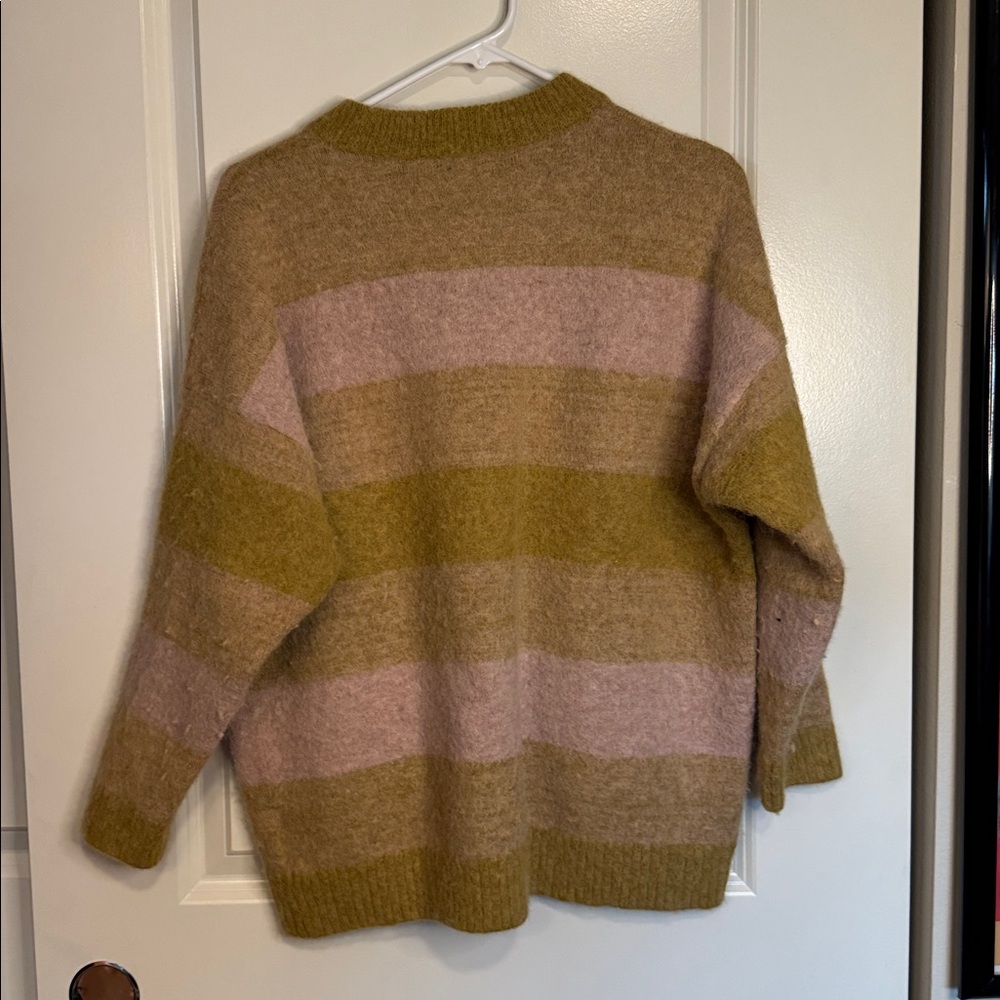 Madewell Women's Space-Dyed Otis Wool Alpaca Pullover Sweater Size xxl - Picture 4 of 9